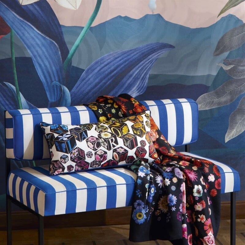 Designer's Guild Christian Lacroix Les Jardines Hespides Designer Blankets and Throws Fig Linens and Home Westport CT