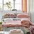 Chenevard Blossom & Peach Quilt | Designers Guild at Fig Linens