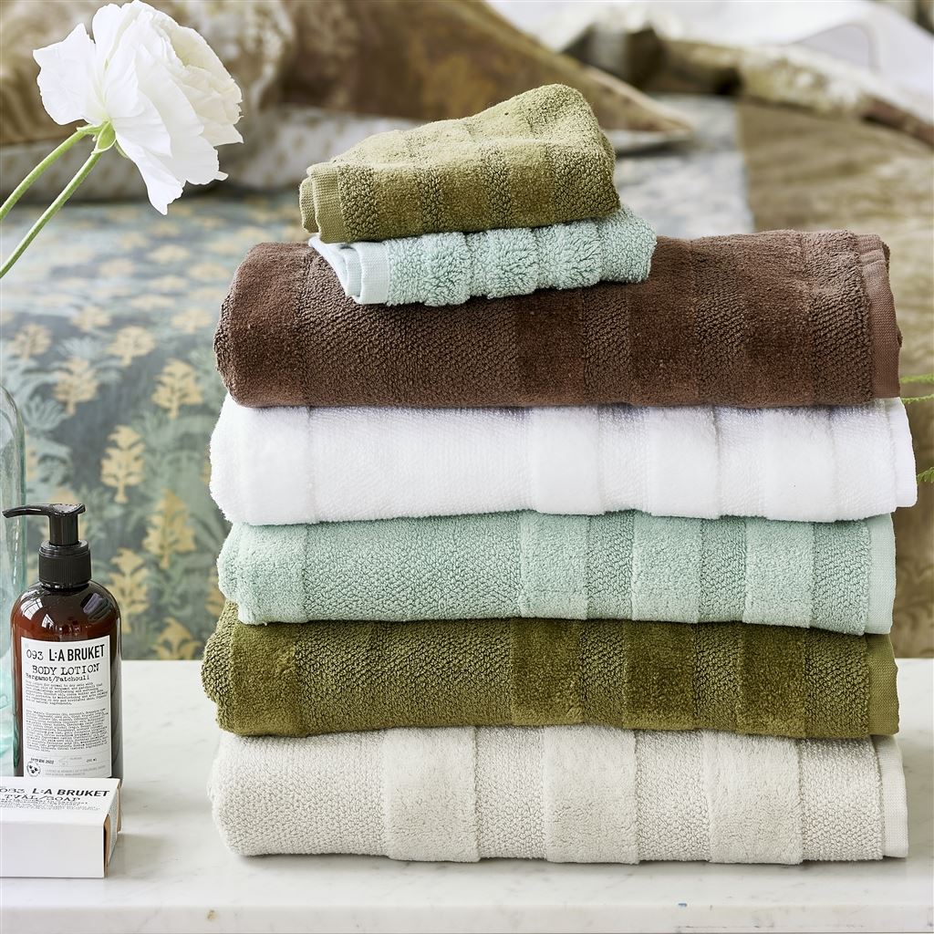 Designers Guild Coniston Moss Bathroom Towels