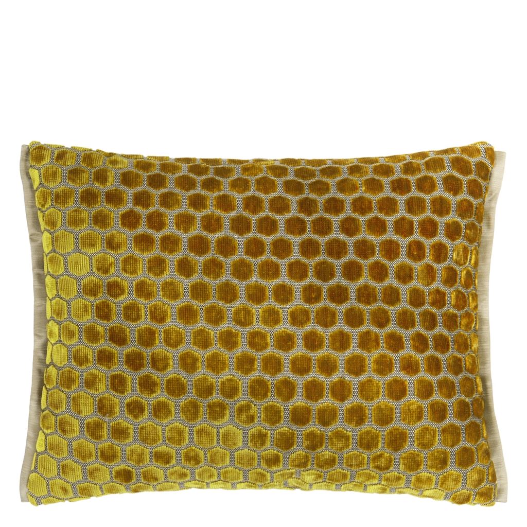 Jabot - Mustard - Cushion - 12" X 16"