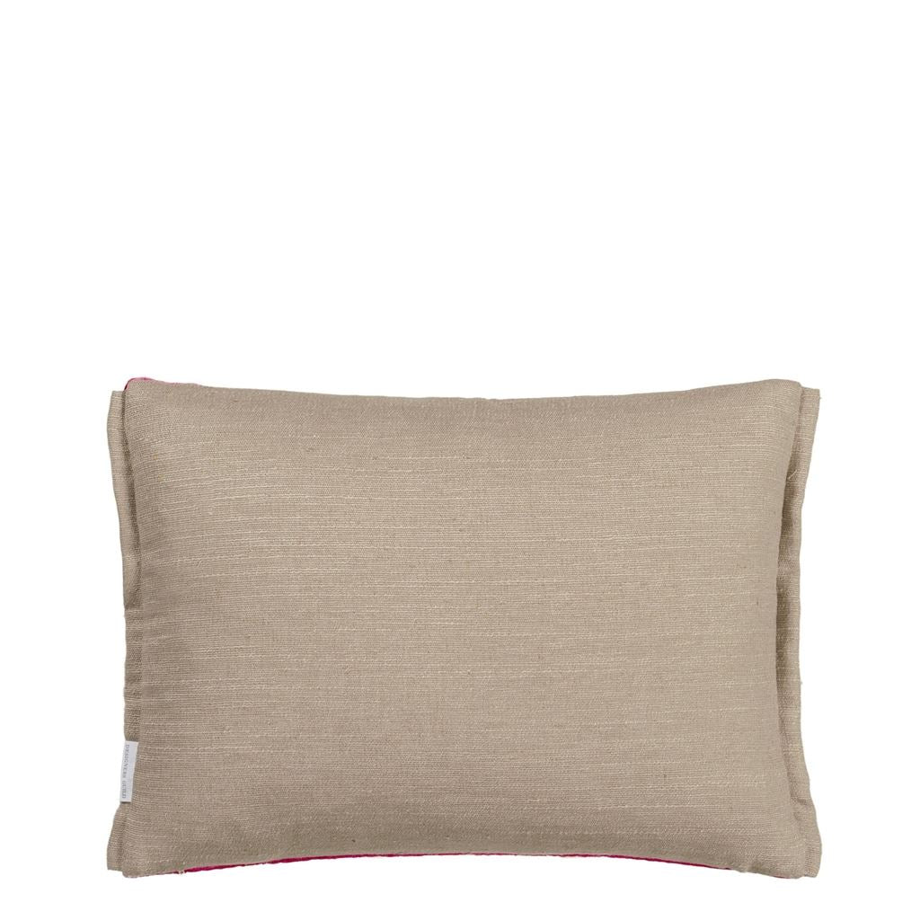 Designers Guild Mazarin Fuchsia Velvet Decorative Pillow at Fig Linens and Home - 61