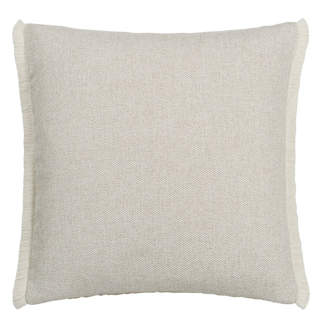 Designers Guild Navarre Ecru Outdoor Decorative Pillow at Fig Linens and Home - 177