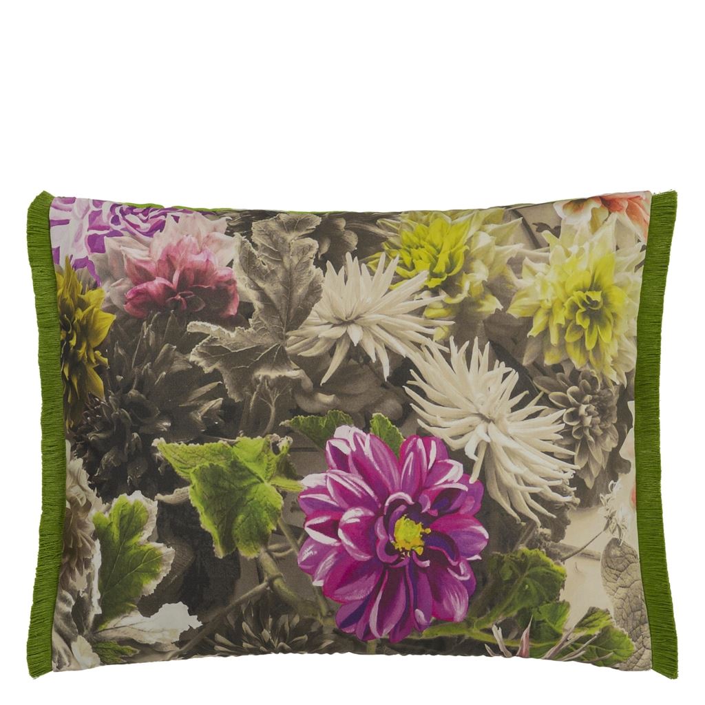 Designers Guild Mariedal Peony Outdoor Decorative Pillow at Fig Linens and Home - 80