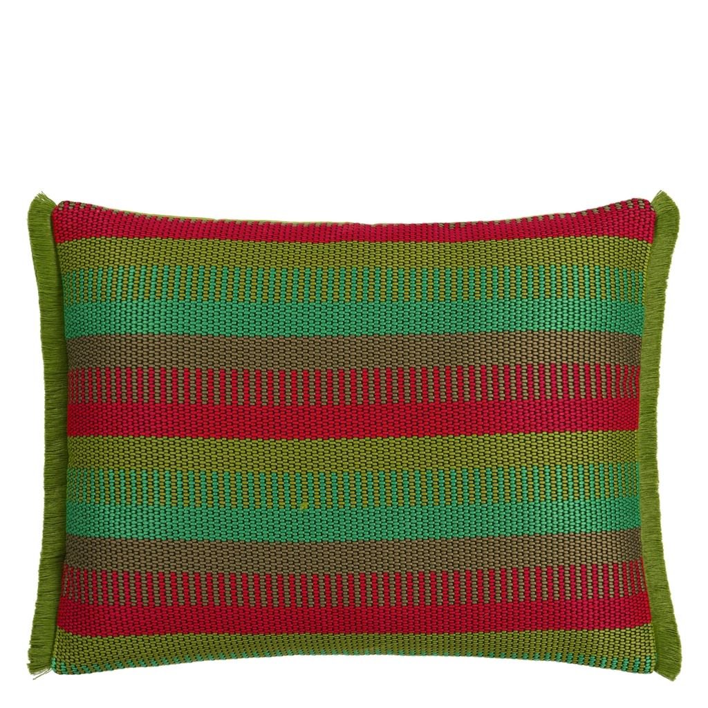 Designers Guild Samarinda Epice Outdoor Decorative Pillow at Fig Linens and Home - 17