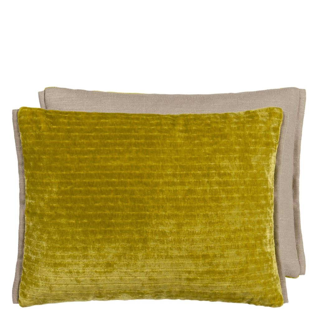 Designers Guild Mazarin Alchemilla Velvet Decorative Pillow at Fig Linens and Home - 113