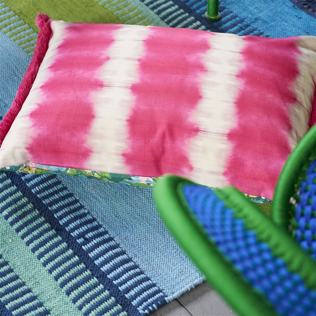 Designers Guild Odisha Peridot Outdoor Decorative Pillow at Fig Linens and Home - 26