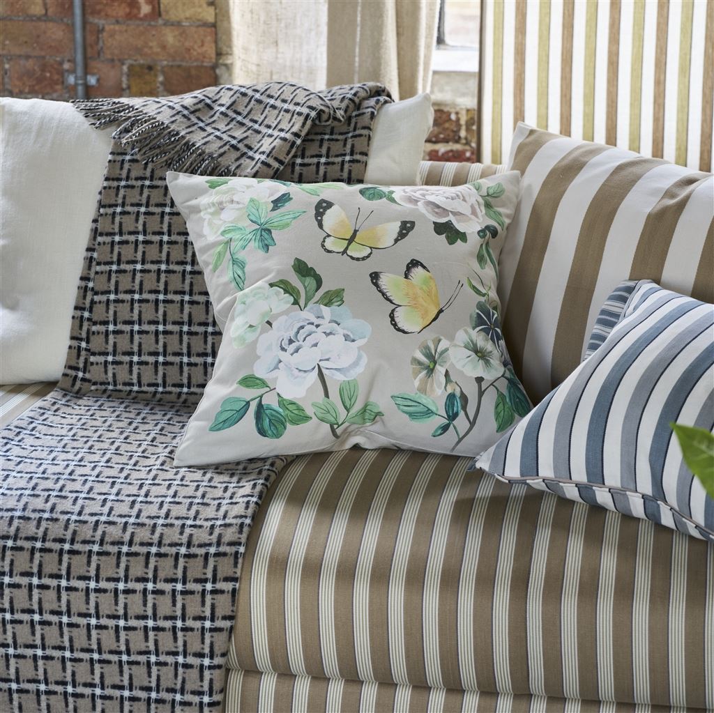 Designers Guild Miraflores Cameo Cotton Decorative Pillow at Fig Linens and Home - 109