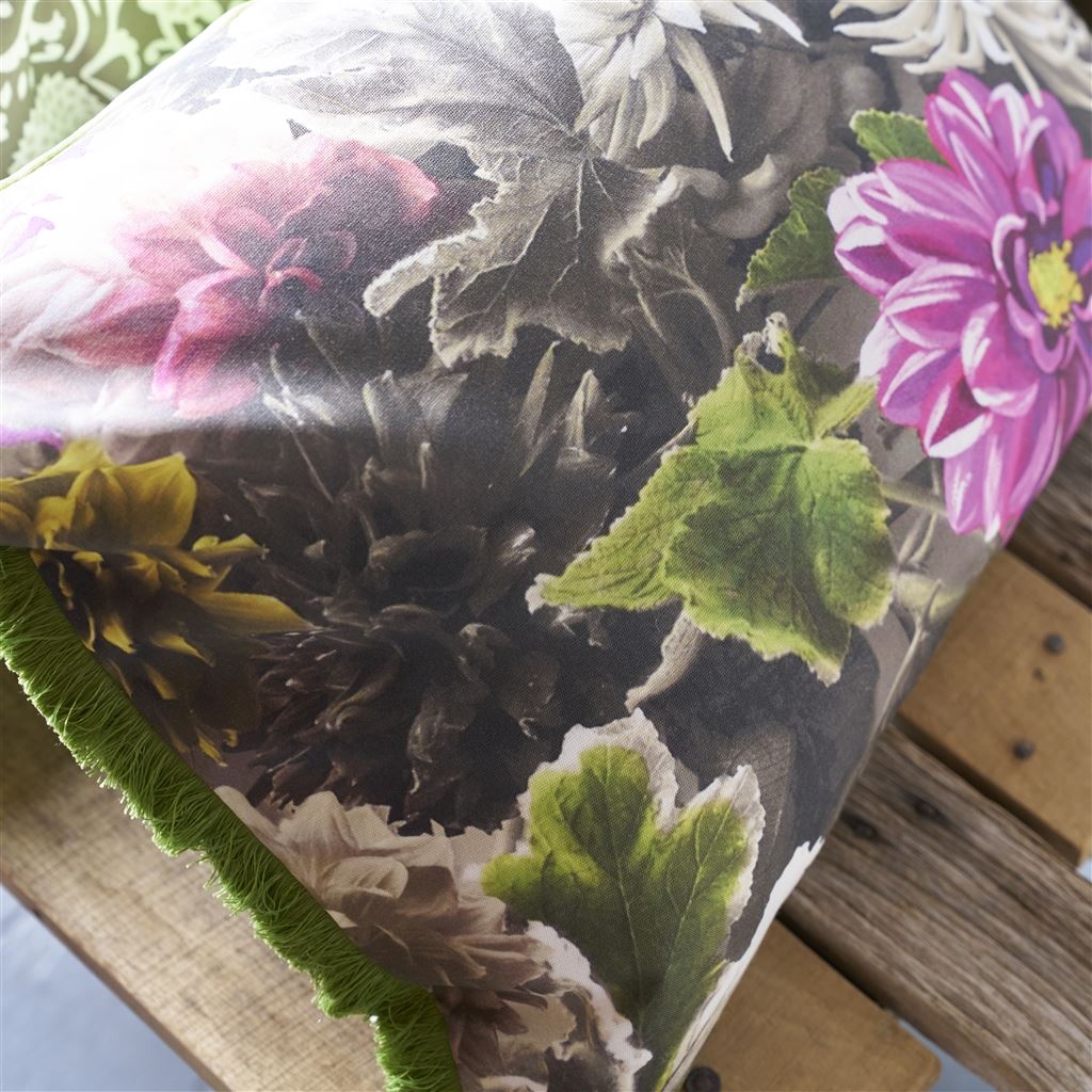 Designers Guild Mariedal Peony Outdoor Decorative Pillow at Fig Linens and Home - 79