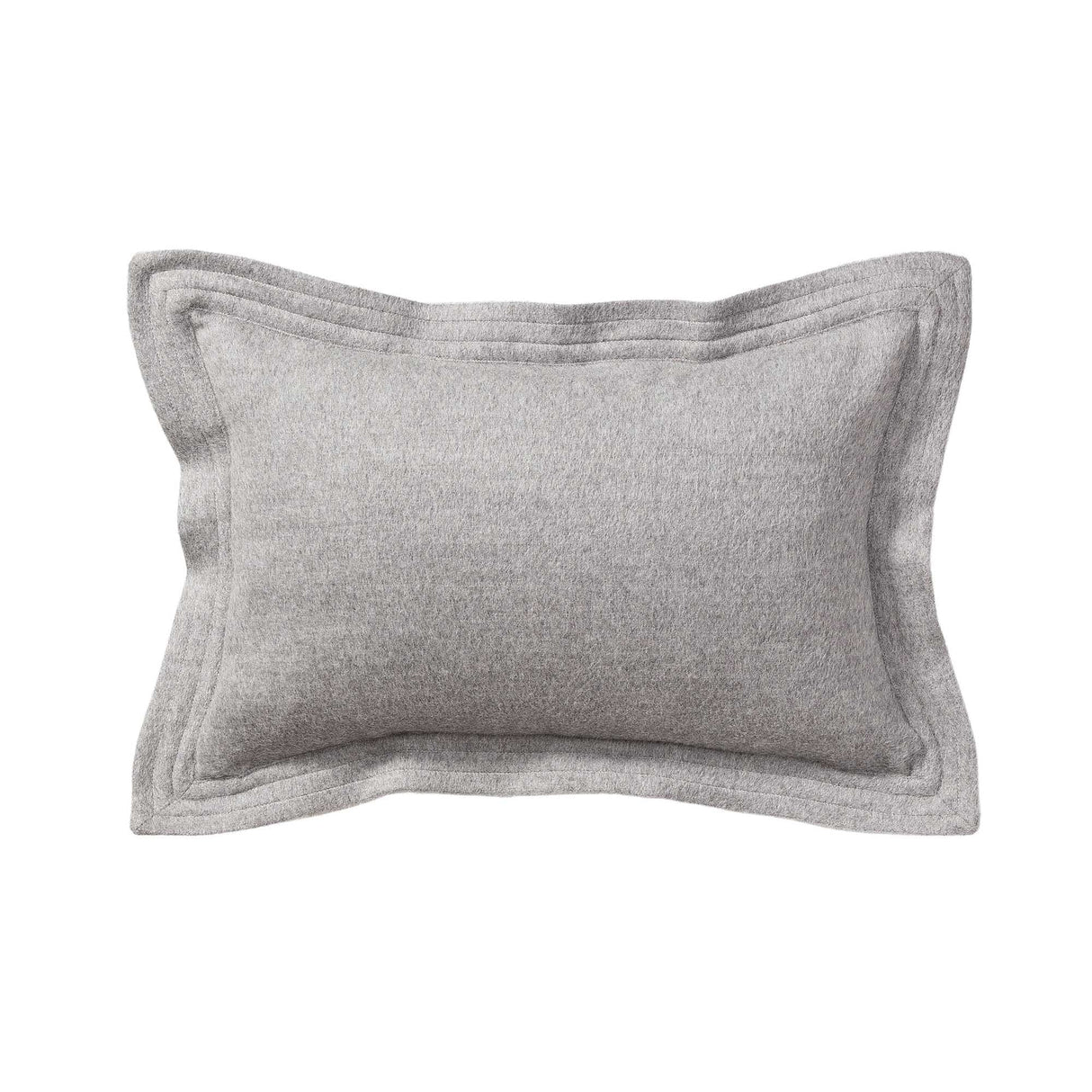 Hudson Lumbar Pillow in Light Grey | Alicia Adams Alpaca at Fig Linens and Home