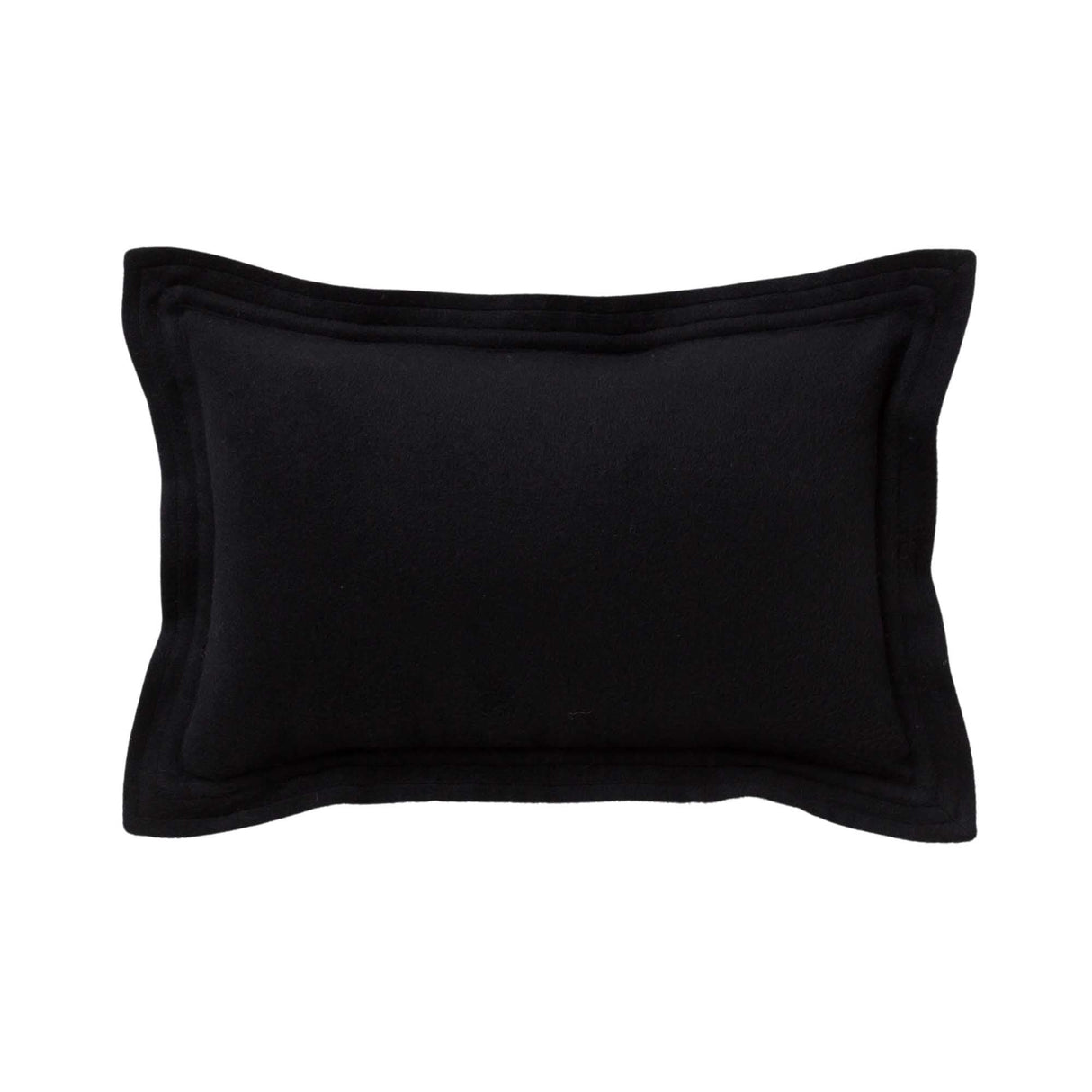 Hudson Lumbar Pillow in Black | Alicia Adams Alpaca at Fig Linens and Home