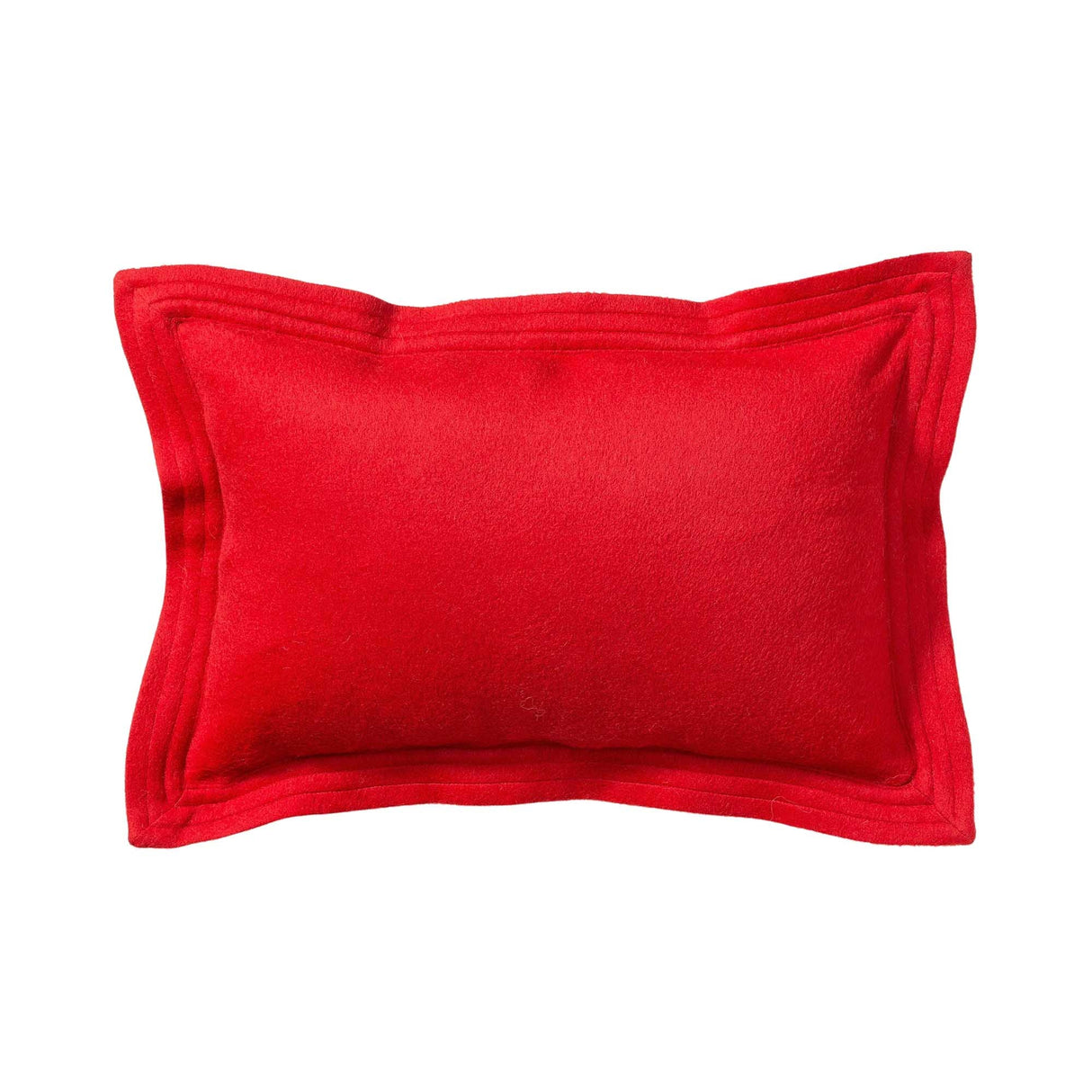 Hudson Lumbar Pillow in Scarlet | Alicia Adams Alpaca at Fig Linens and Home