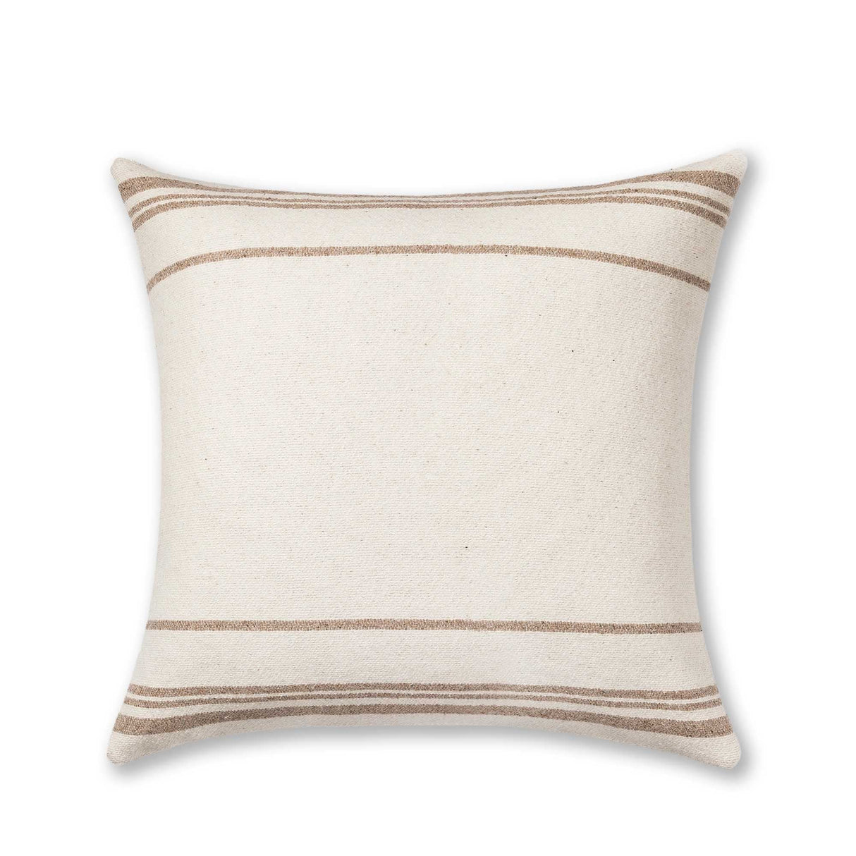 Mazing Euro Pillow in Ivory / Taupe | Alicia Adams Alpaca at Fig Linens and Home