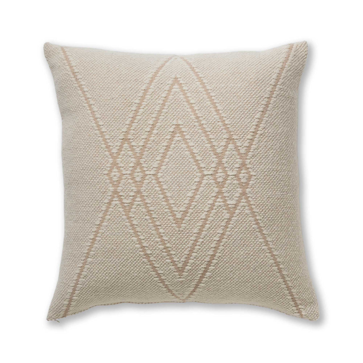 Mystic Square Pillow in Ivory / Beige | Alicia Adams Alpaca at Fig Linens and Home