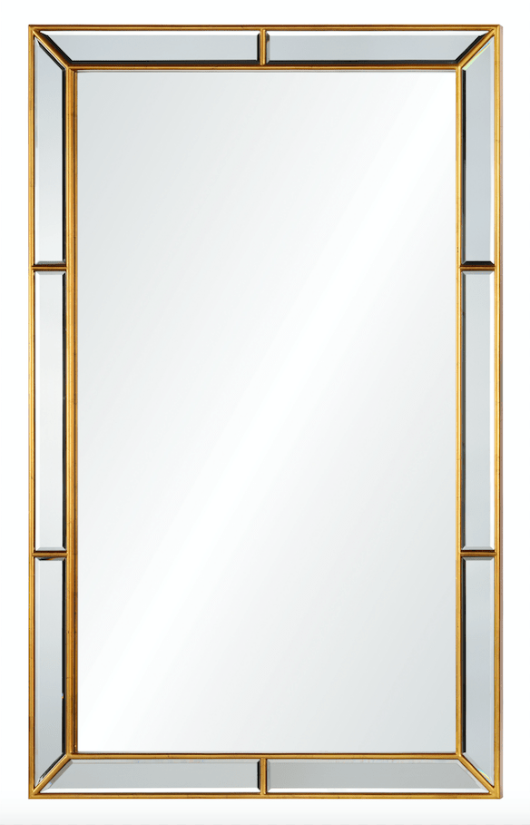 Gold Leaf Framed Mirror by Mirror Image Home| Fig Linens