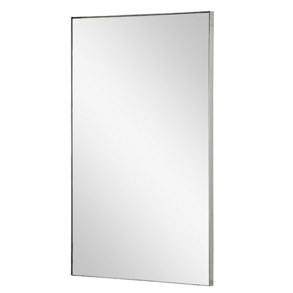 Fig Linens - Mirror Image Home Polished Stainless Steel Wall Mirror - Side