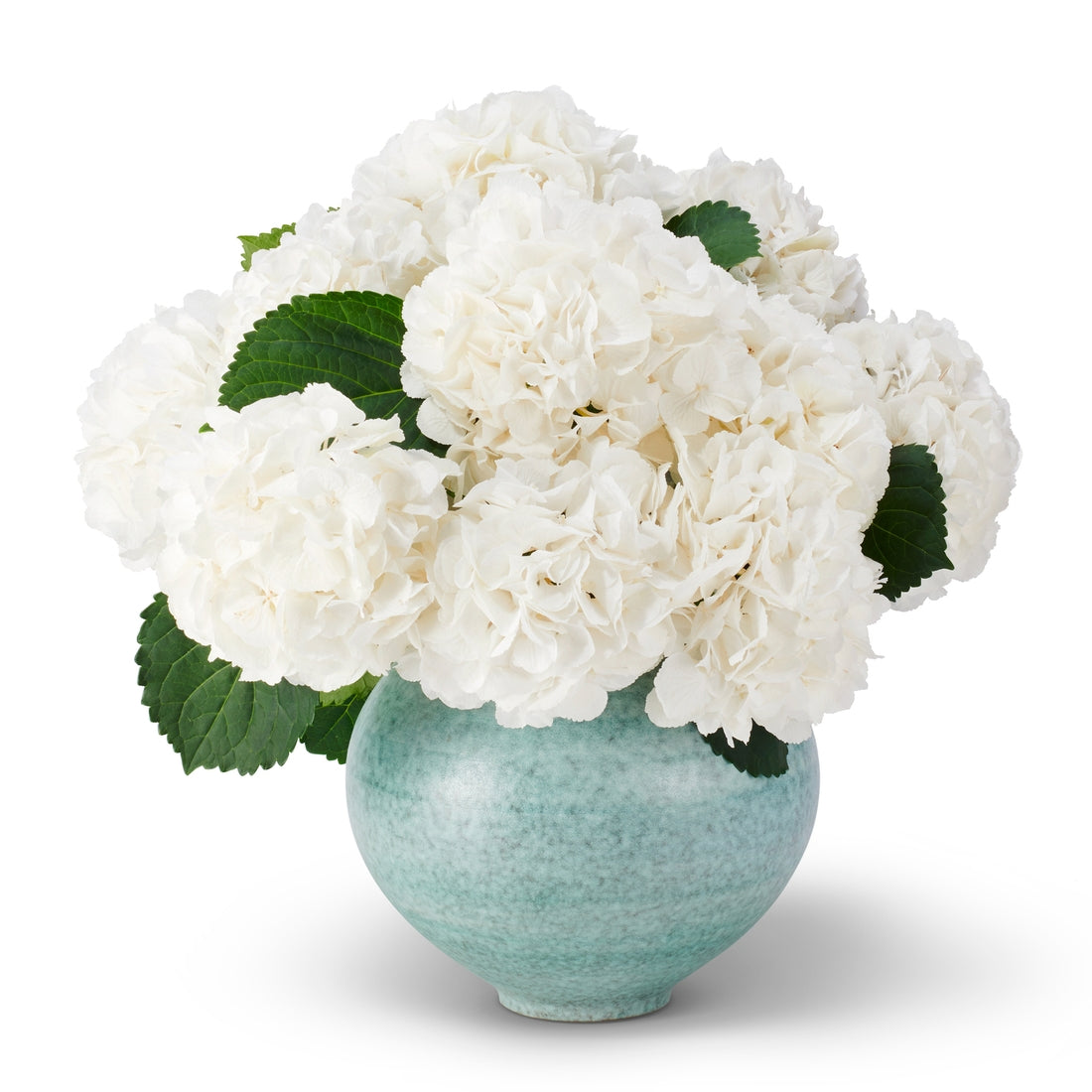 AERIN Calinda Moon Vase in Blue Grotto | Italian Ceramics at Fig Linens and Home 3