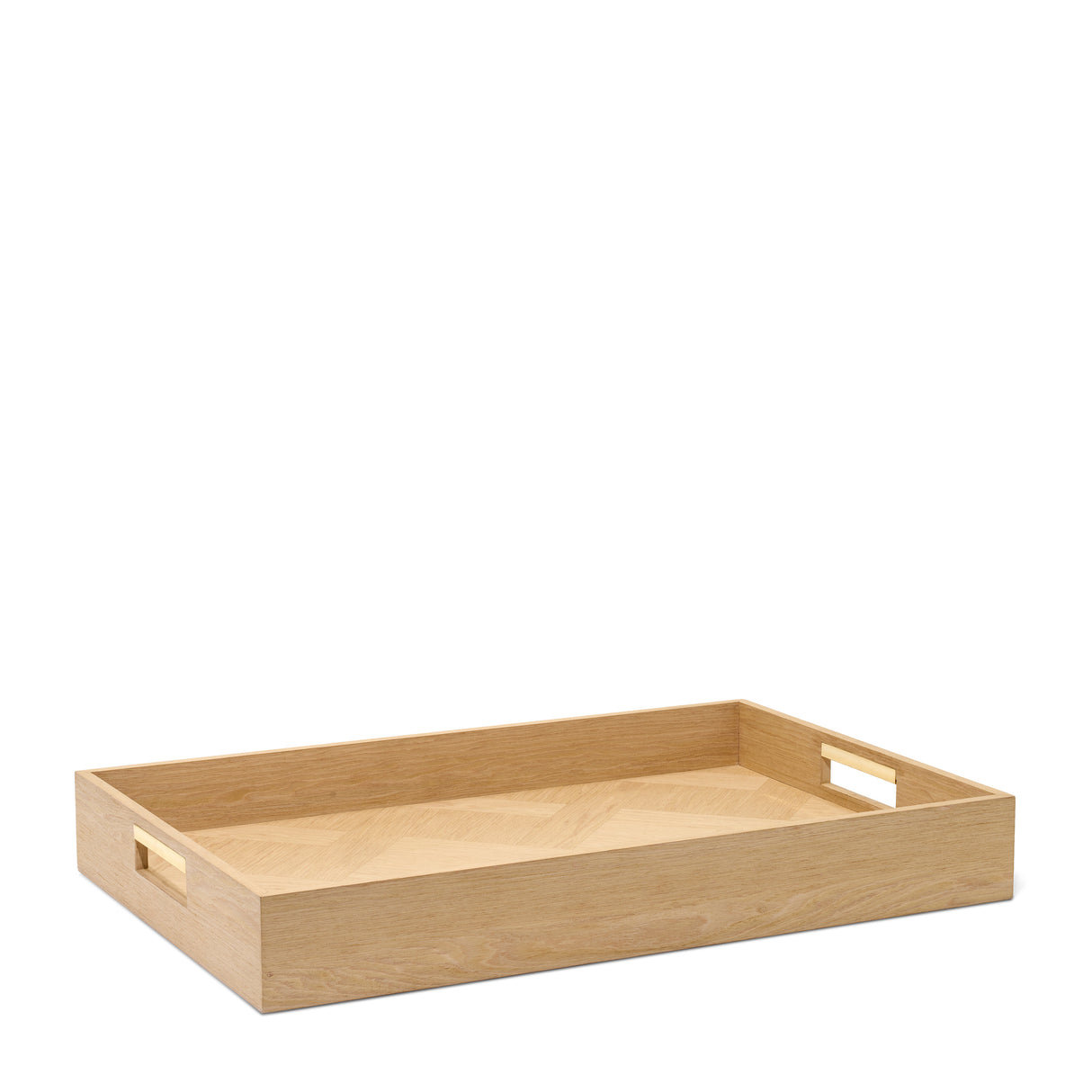 Marcello Butler Tray in Oak by AERIN | Fig Linens and Home - View 1