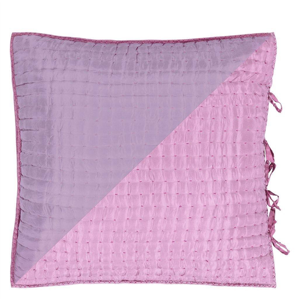 Designers Guild Designers Guild Chenevard Damson & Magenta Quilt & Shams - Euro Sham 26 x 26in Damson & Magenta at FIG LINENS AND HOME - 2