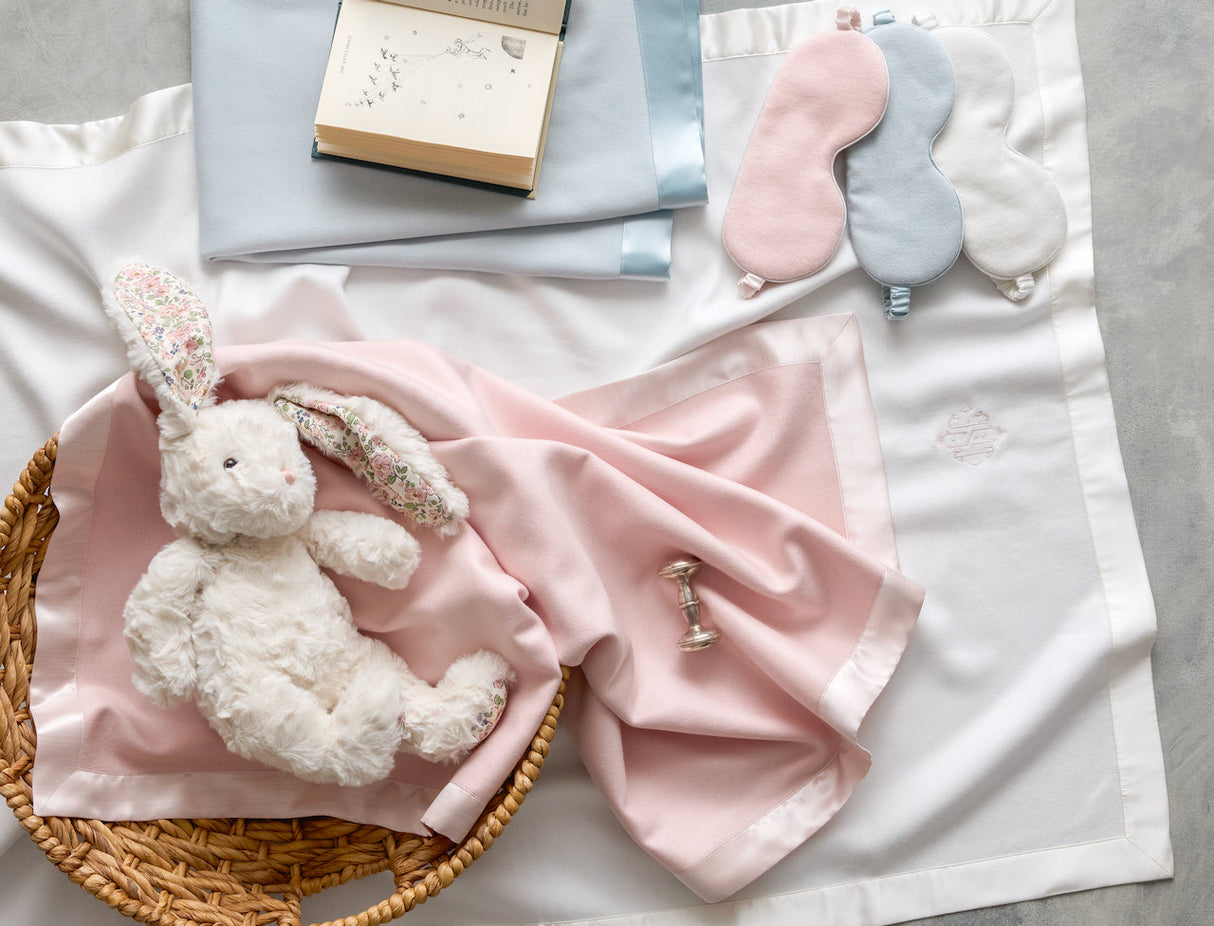 Matouk Dream Modal Little Blanket | Baby Blankets at Fig Linens and Home - View 2