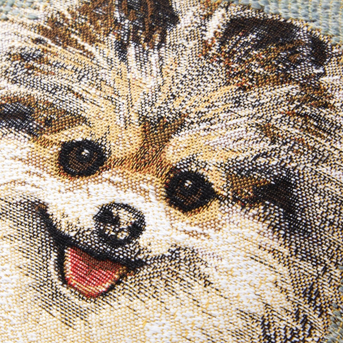 Small Pouch Detail - Lulu Amande Tote by Yves Delorme - Iosis Cosmetic Bag