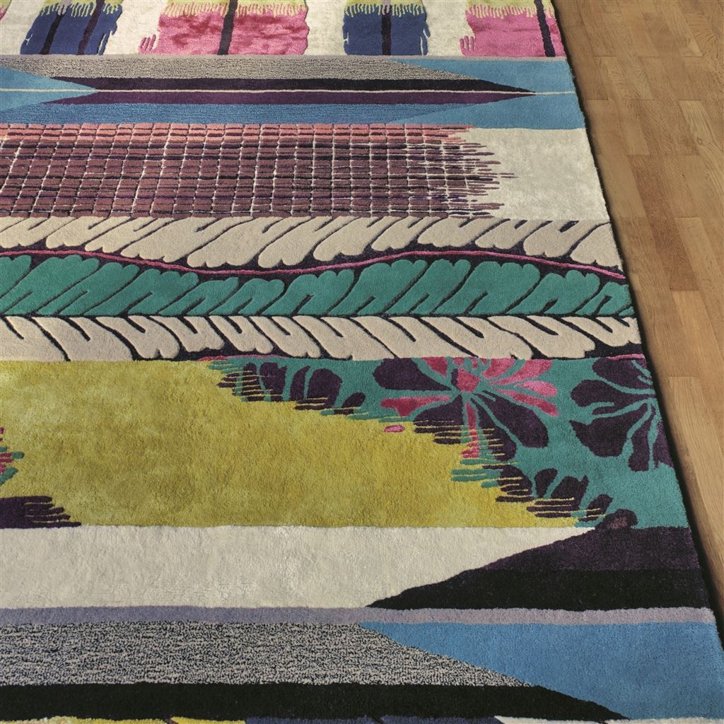 Designers Guild Christian Lacroix Geisha Prisme Rug - Standard Rug 8’6” x 5’3” Multicolored at FIG LINENS AND HOME - 5