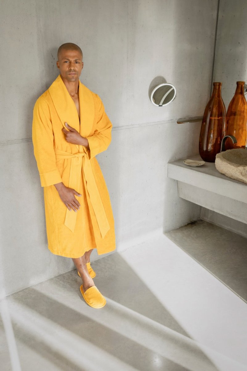 Amigo Bathrobe by Abyss Habidecor - Luxury Robes at Fig Linens & Home in Westport CT 3