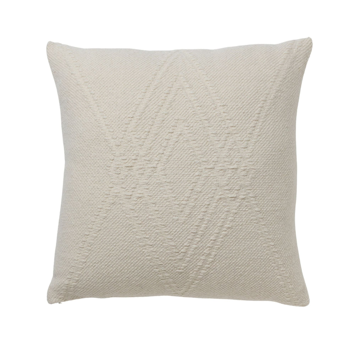 Mystic Square Pillow in Ivory | Alicia Adams Alpaca at Fig Linens and Home