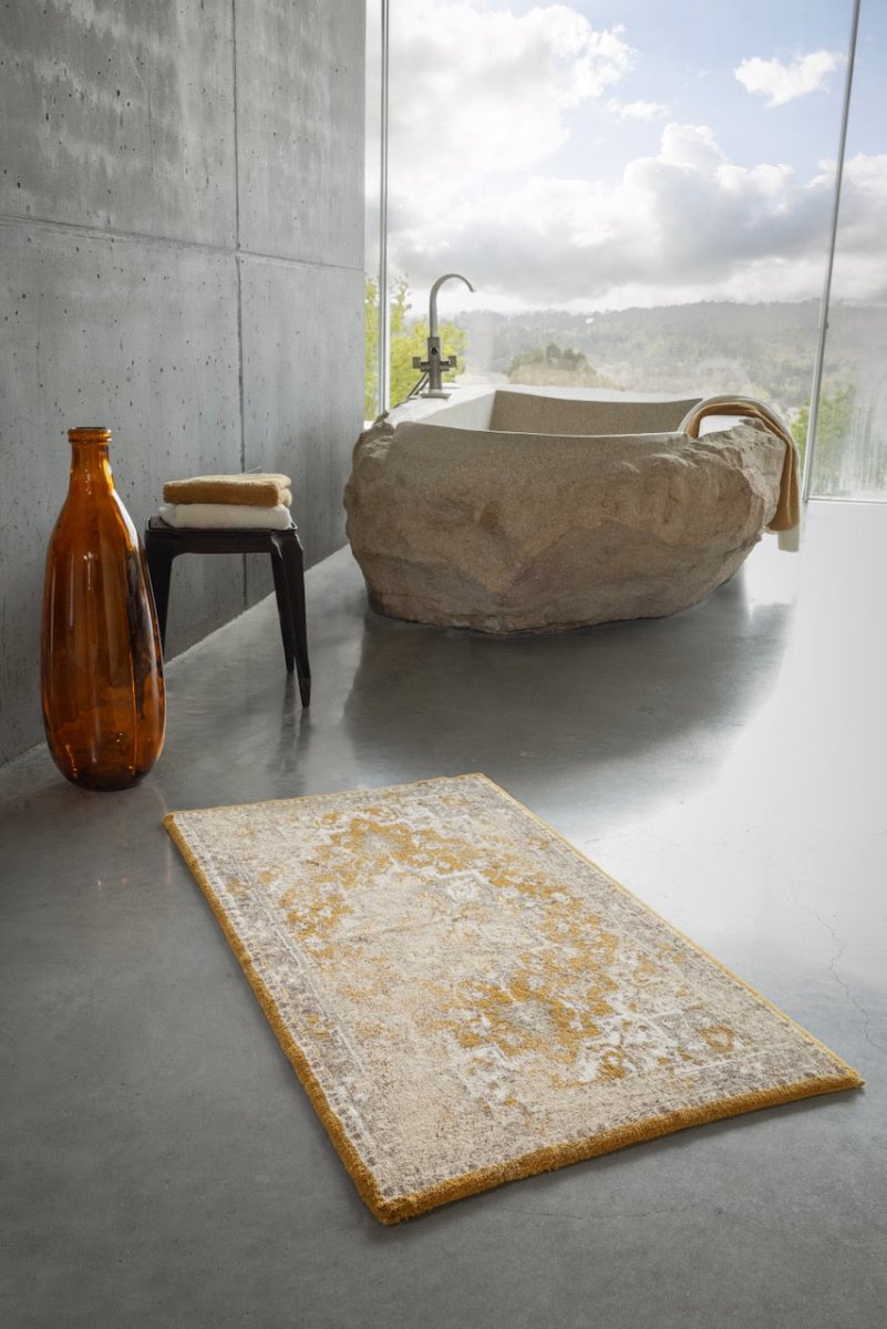 Habidecor Rug - Gaya Sand 714 Bath Rug by Abyss Habidecor | Limited Edition in Bathroom Lifestyle 2