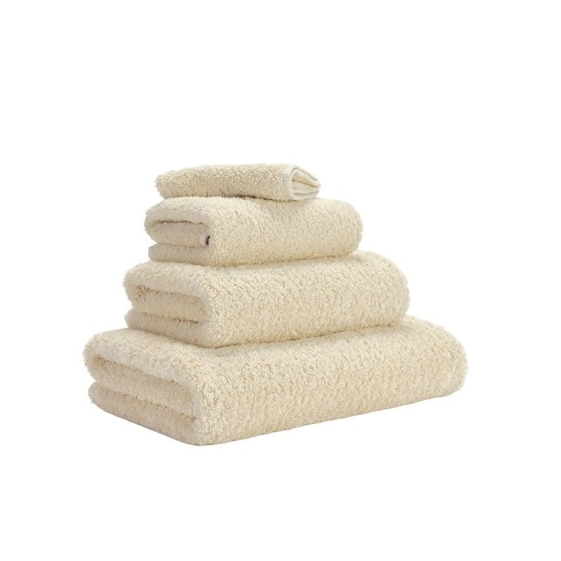 Abyss Super Pile Guest Towel 12x20 Ecru 101 - View 2 at Fig Linens and Home