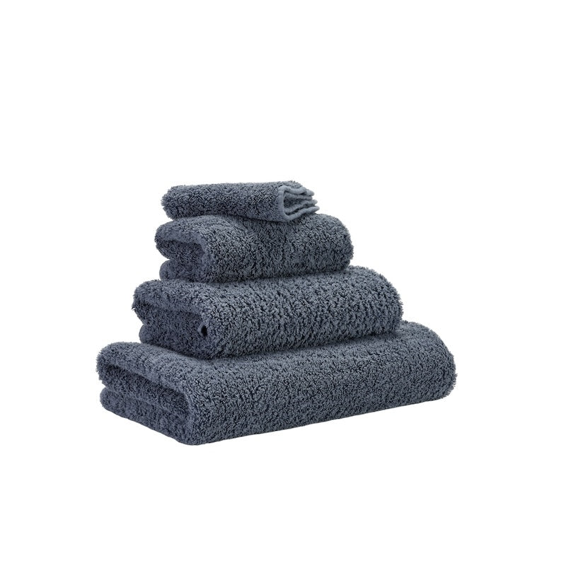 Abyss Super Pile Guest Towel 12x20 Denim 307 - View 2 at Fig Linens and Home