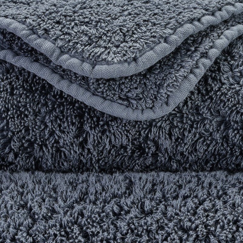Abyss Super Pile Guest Towel 12x20 Denim 307 - Swatch at Fig Linens and Home