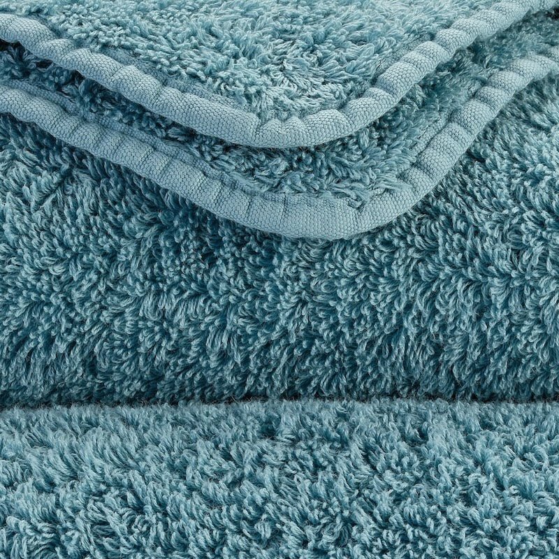 Abyss Super Pile Euro Guest Towel 17X24 Atlantic 309 - Swatch at Fig Linens and Home