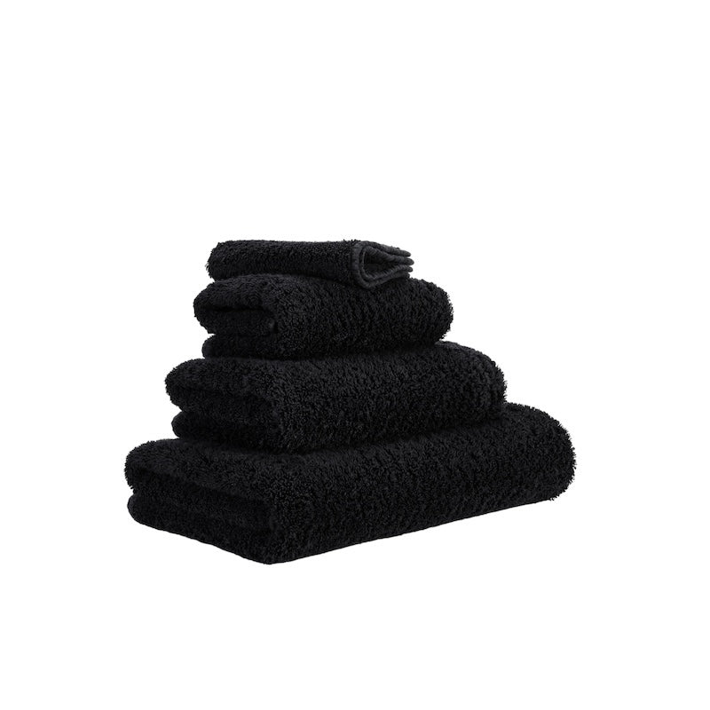 Abyss Super Pile Euro Bath Sheet 39X59 Black 990 - View 2 at Fig Linens and Home