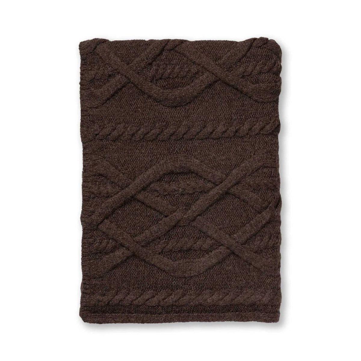 Alicia Adams Alpaca Buckley Throw in Chocolate at Fig Linens and Home