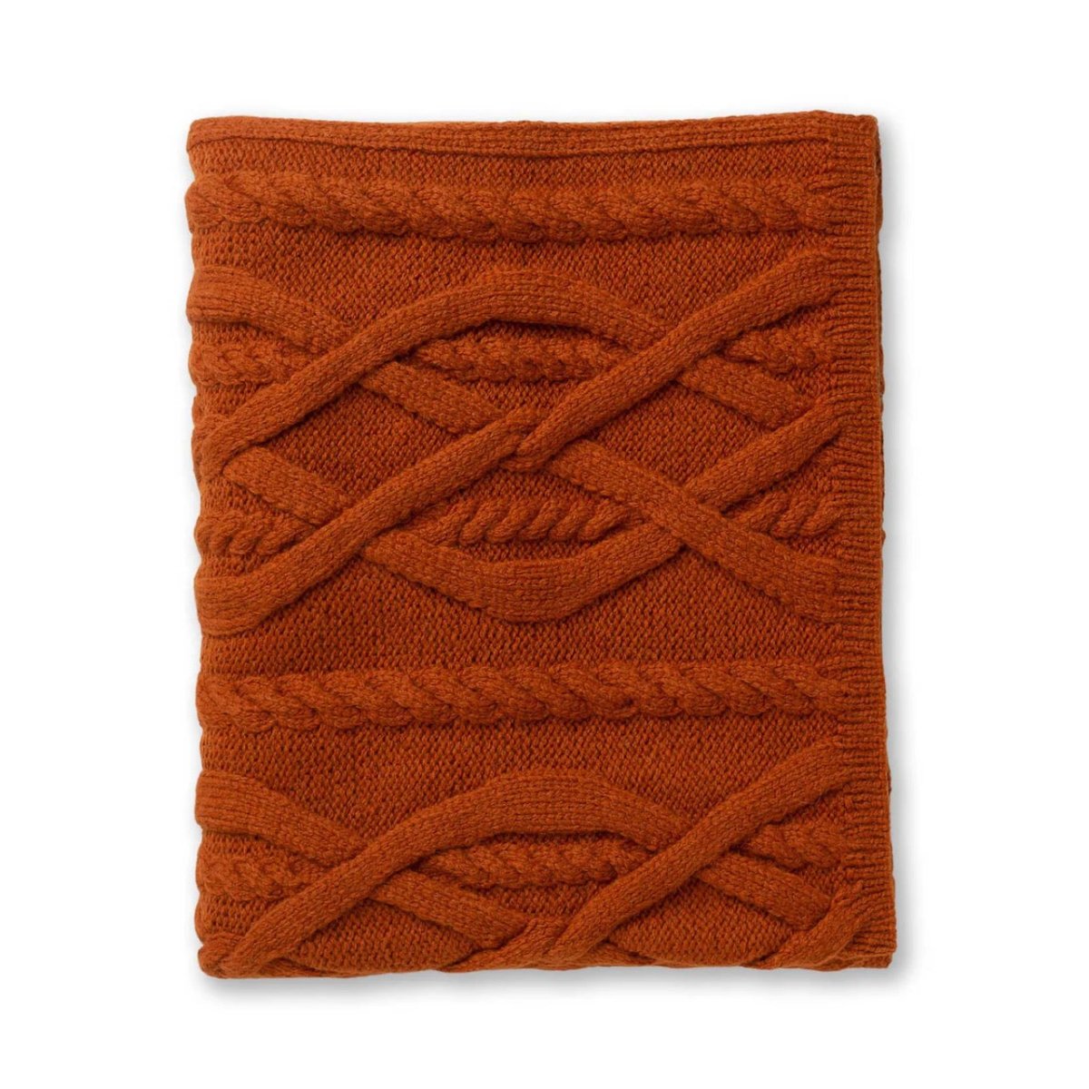 Alicia Adams Alpaca Buckley Throw in Tandoori at Fig Linens and Home