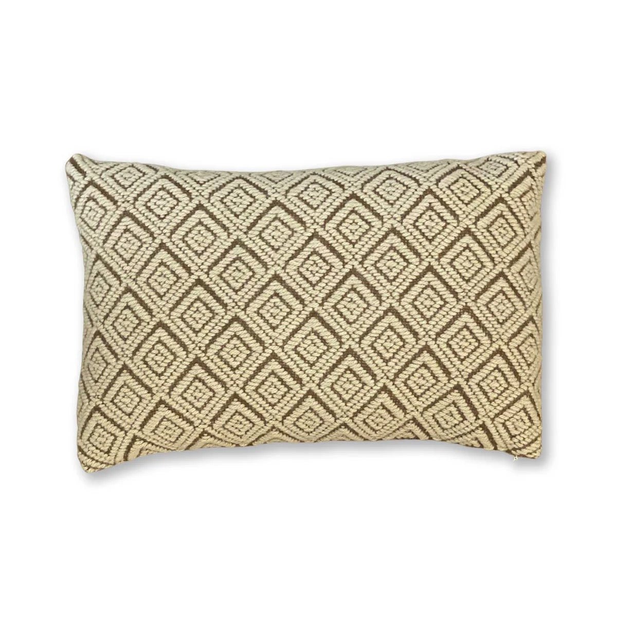 Throw Pillow - Alicia Adams Alpaca Mystic Lumbar Cognac and Beige Pillows - Fig Linens and Home