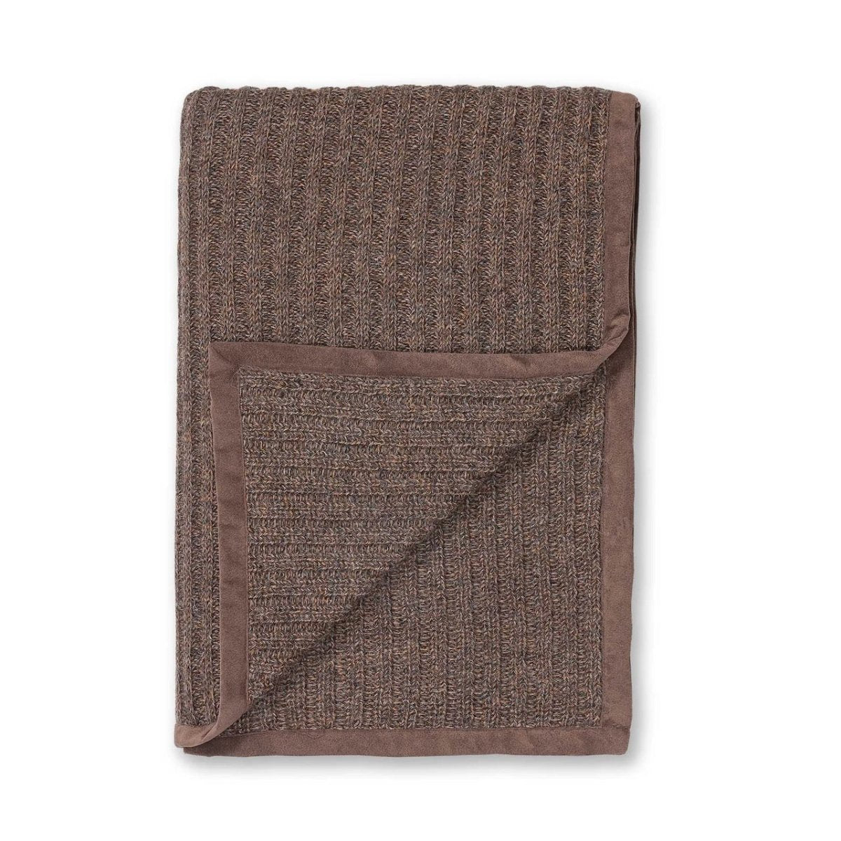 Alicia Adams Alpaca Rib Throw in Fudge at Fig Linens and Home
