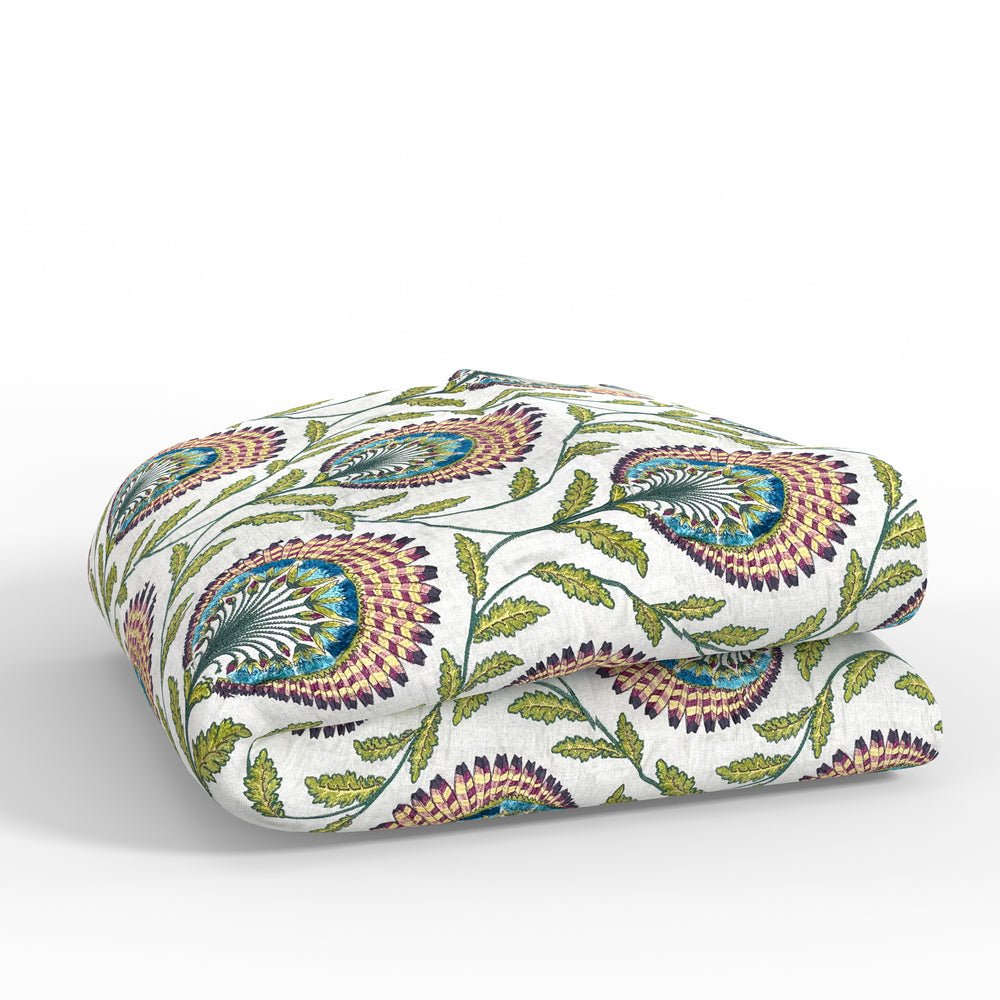 Ann Gish Tavus Throw Blanket - quilted Met X Ann Gish - Fig Linens and Home