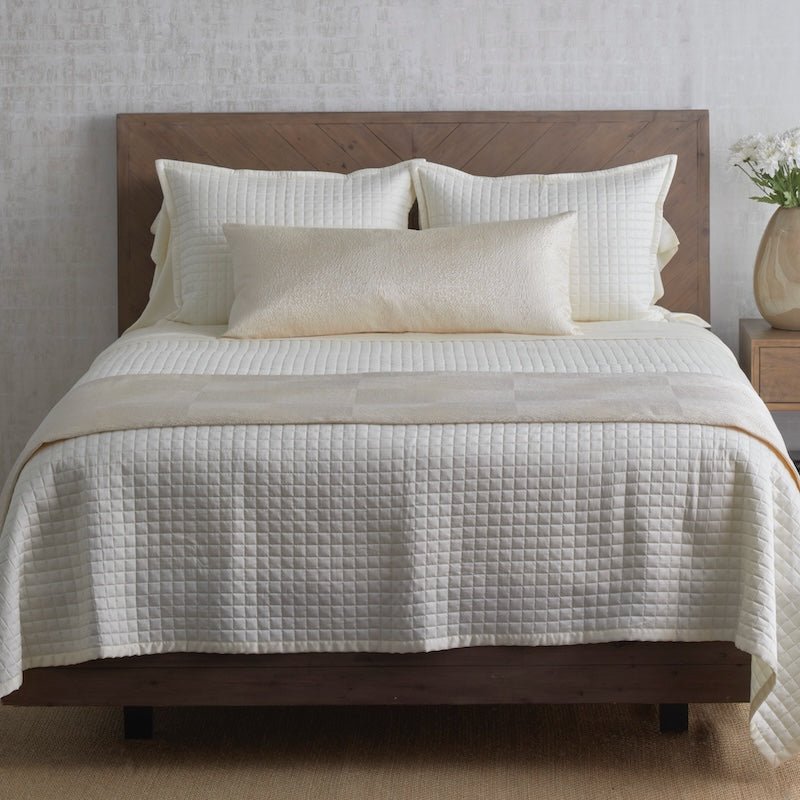 Array Bed Finisher Set in Cream by Ann Gish | Art of Home at Fig Linens and Home