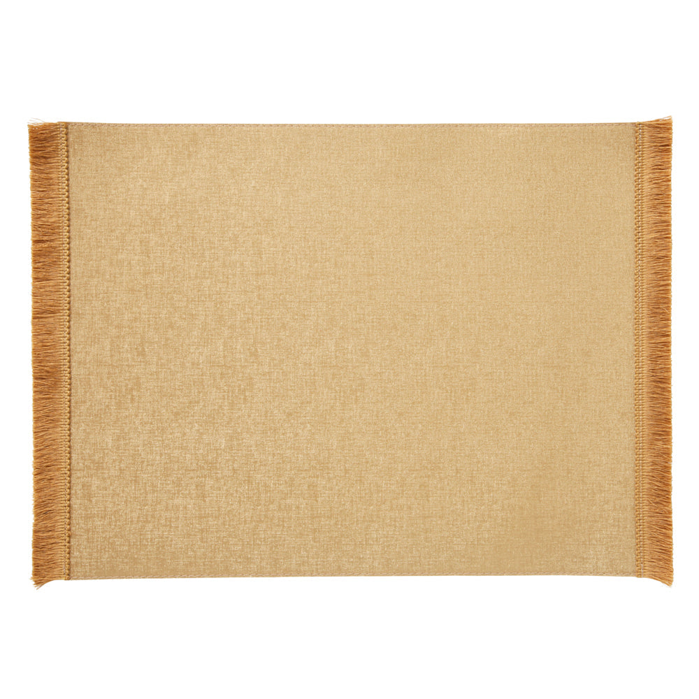 Aurora Gold Placemat | Mode Living at Fig Linens and Home