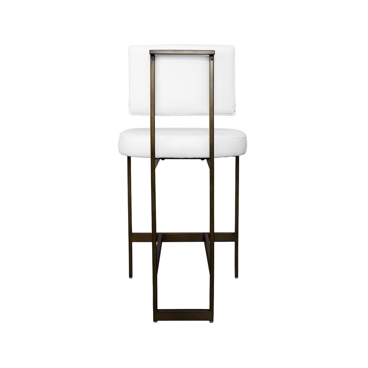 Baylor Bronze & White Vinyl Counter Stool