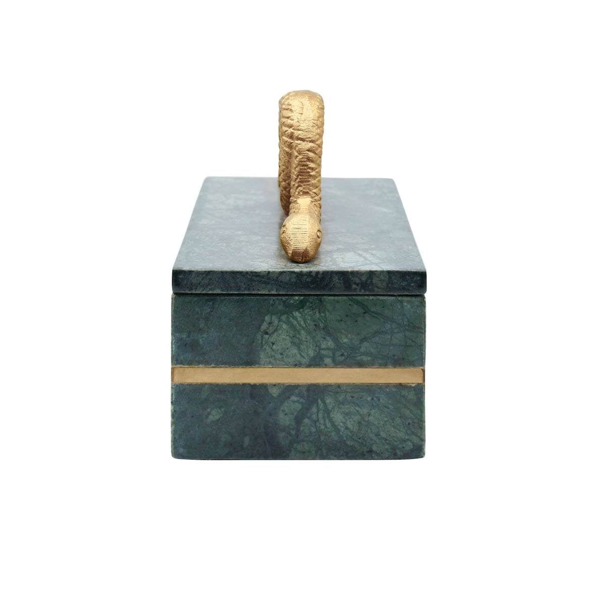 Boa Green Marble Box by Worlds Away
