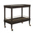 Bar Cart Side View - Dublin Espresso Oak Bar Cart by Worlds Away at Fig Linens and Home