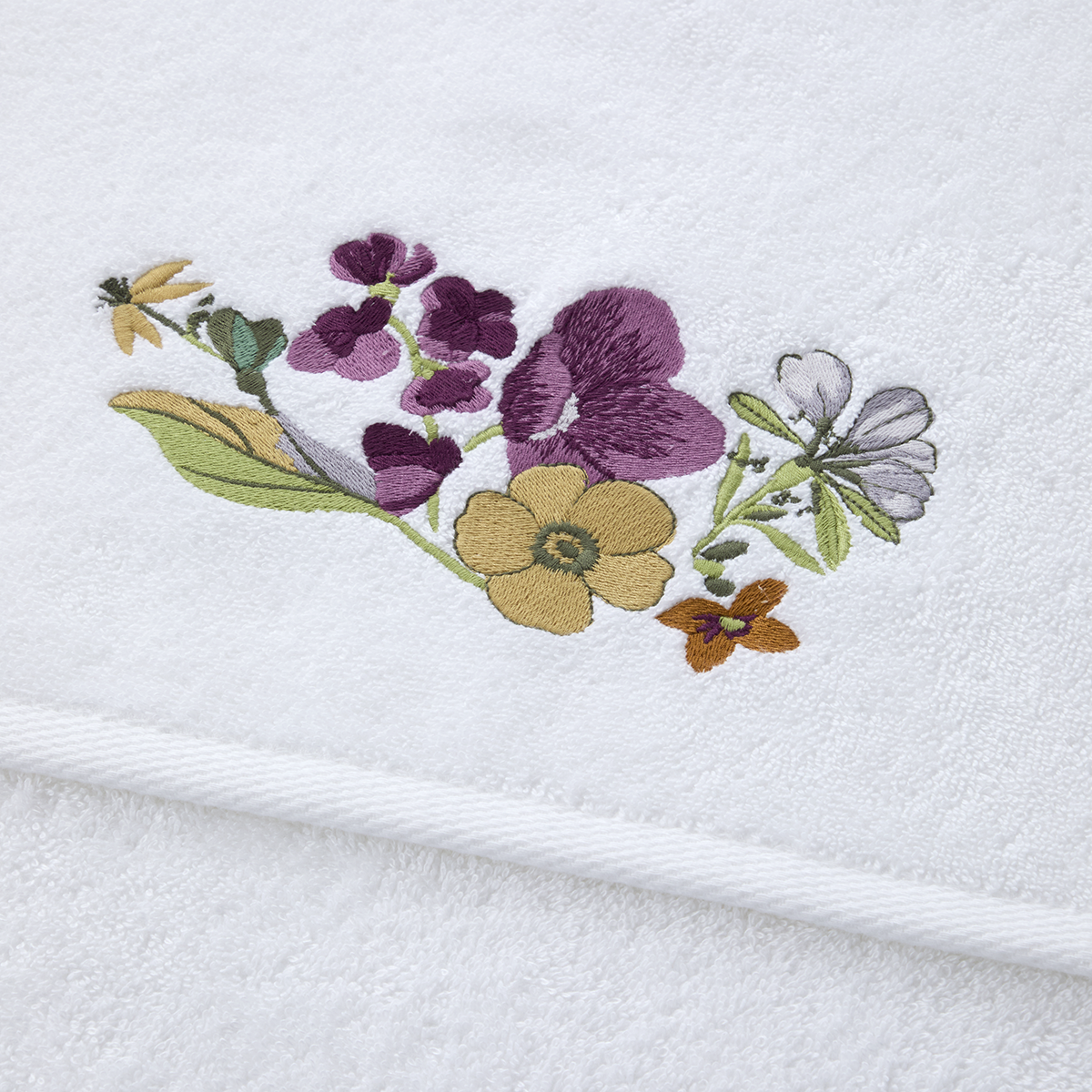Fleurs Towels by Yves Delorme