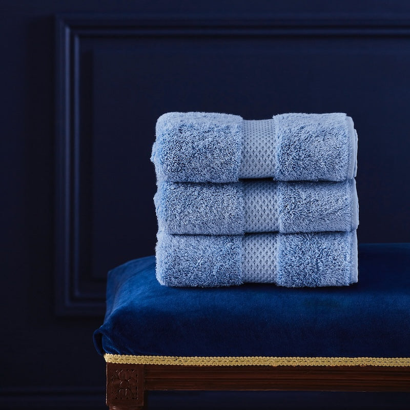 Etoile Terrycloth Towels -  Cotton Modal Bath Towels at Fig Linens and Home