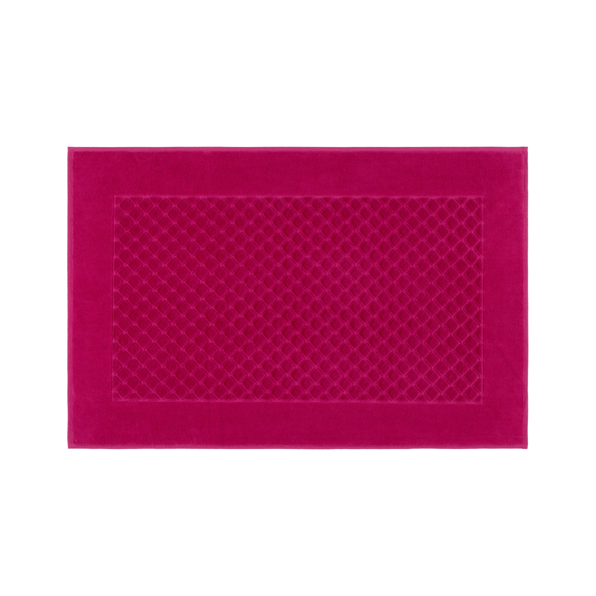 Yves Delorme Etoile Fushia Bath Mat | Tub Mats at Fig Linens and Home - 1