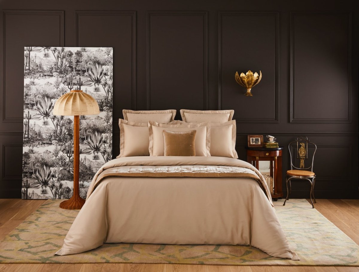 Triomphe Dune Organic Duvet Covers & Sheets | Yves Delorme Bedding at Fig Linens and Home