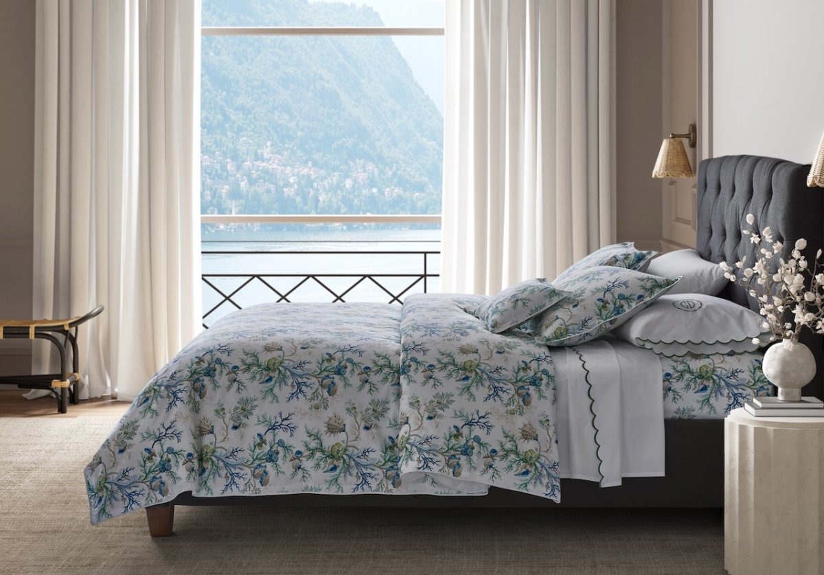 Del Tesoro Sea Bedding by Matouk Schumacher at Fig Linens and Home