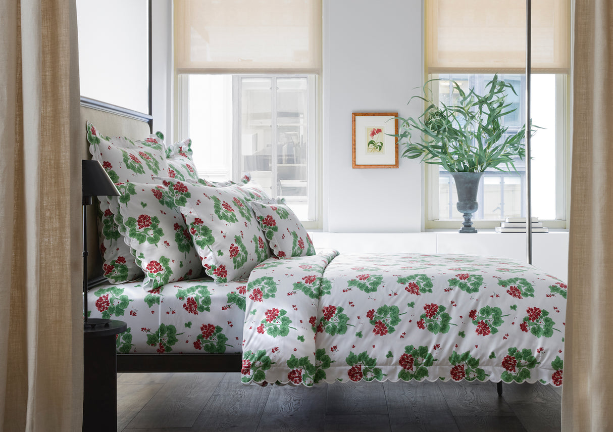 Geranium Bedding by Matouk x Tillet | Matouk Bedding at Fig Linens and Home - Lifestyle 1