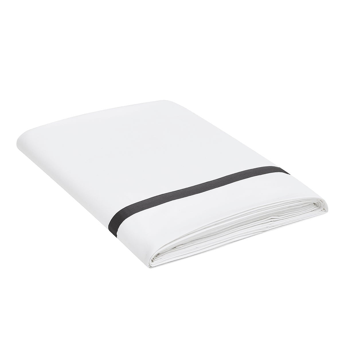 Apparat Dark Grey 114" X 118" Flat Sheet by Le Jacquard Français - 9at Fig Linens and Home - 8